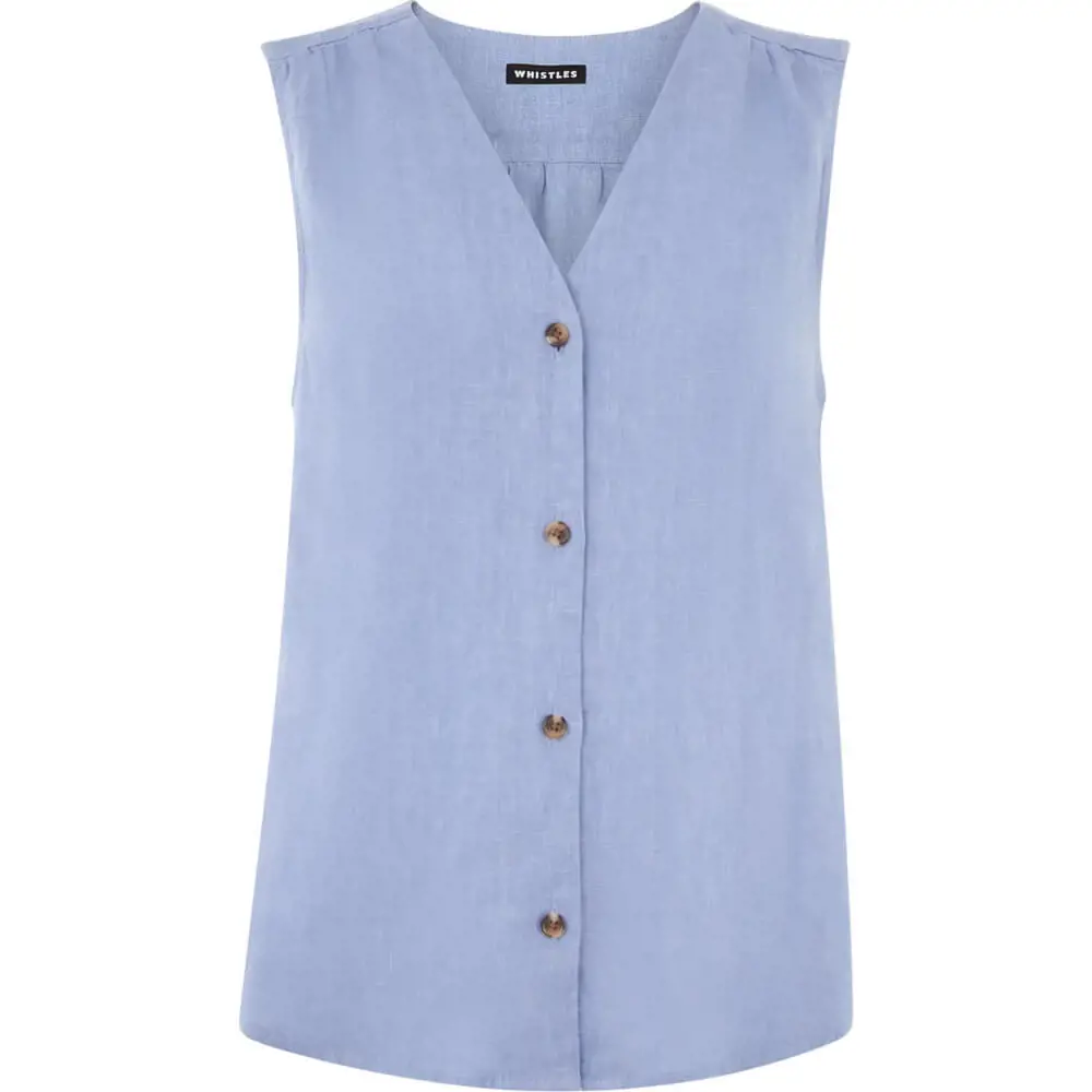 Whistles Laura Linen Tank
